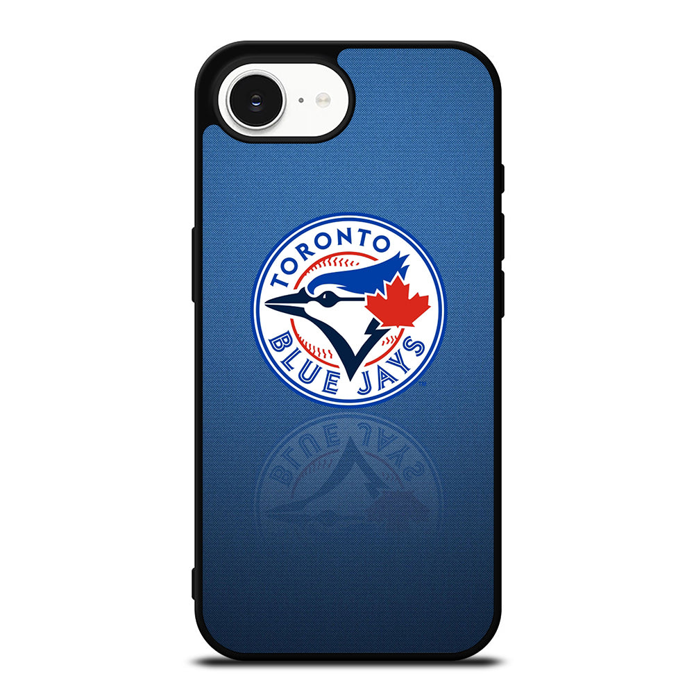 TORONTO BLUE JAYS iPhone 16e case black TPU silicone rubber protective cover by Casedear