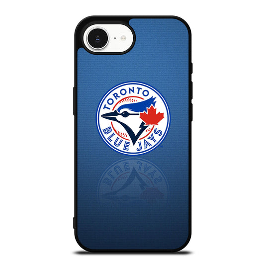 TORONTO BLUE JAYS iPhone 16e case black TPU silicone rubber protective cover by Casedear
