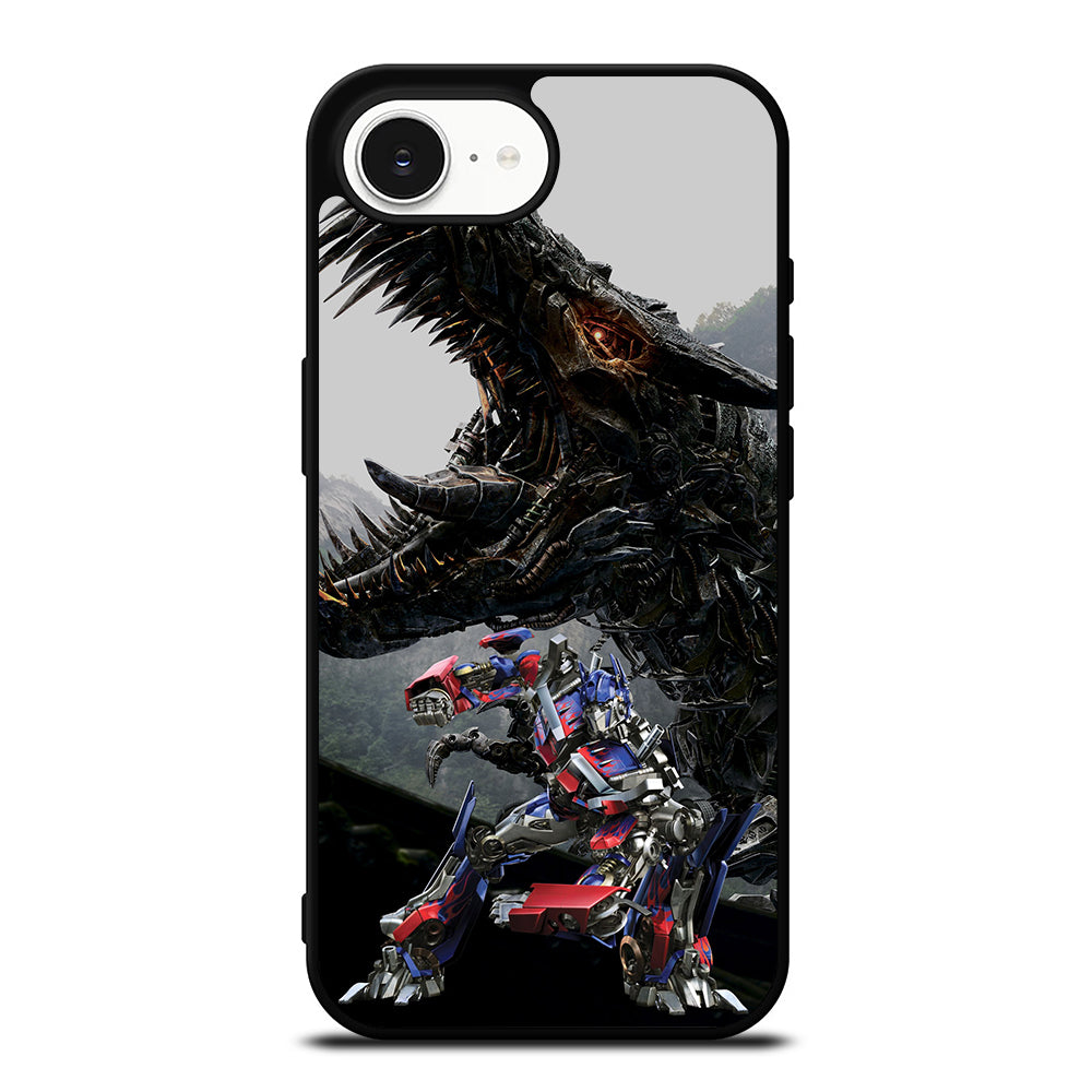 TRANSFORMERS OPTIMUS PRIME CASE iPhone 16e case black TPU silicone rubber protective cover by Casedear
