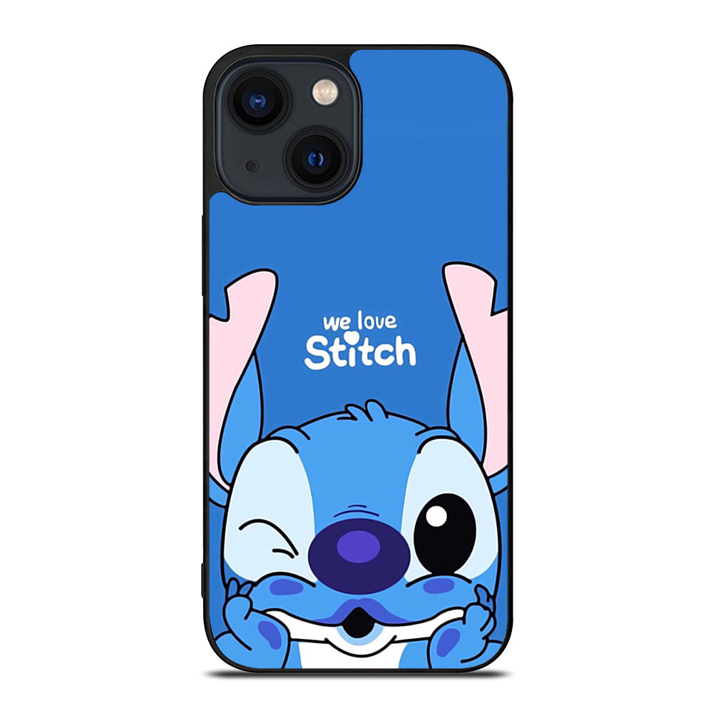 The Cute Stitch Cartoon Galaxy iPhone 14 Plus Case