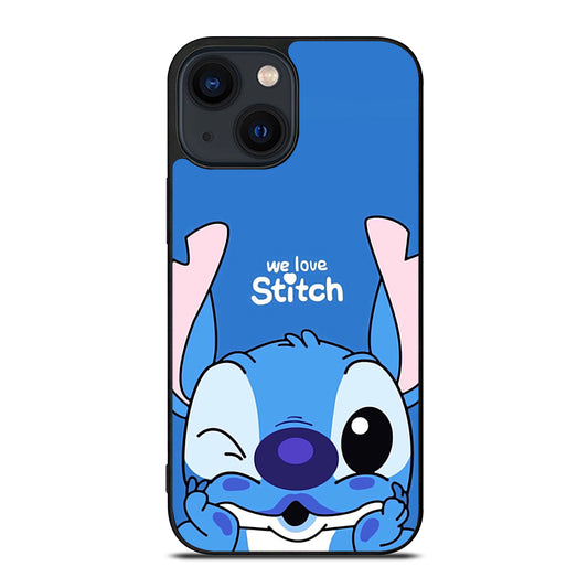 The Cute Stitch Cartoon Galaxy iPhone 14 Plus Case