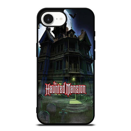 The Haunted Mansion iPhone 16e case black TPU silicone rubber protective cover by Casedear