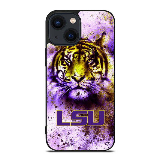 Tigers LSU Logo Wallpaper iPhone 14 Plus Case