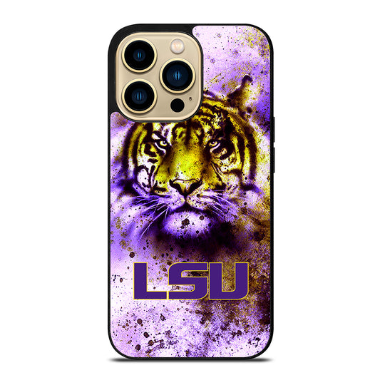 Tigers LSU Logo Wallpaper iPhone 14 Pro Max Case