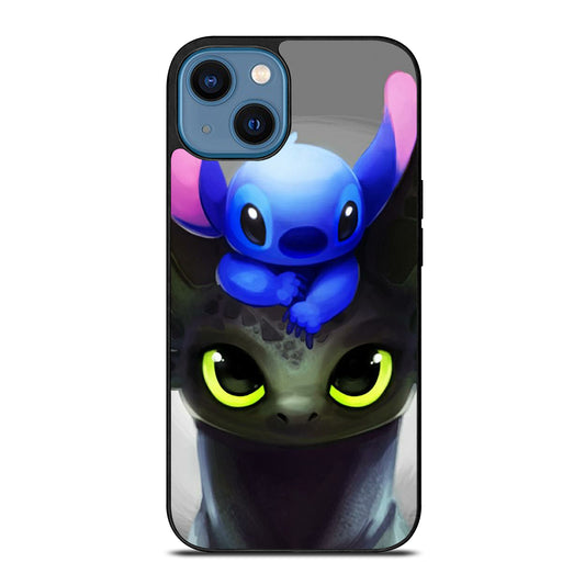 Toothless And Stitch Paint iPhone 14 Case