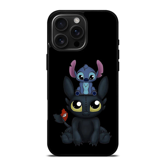 Toothless And Stitch iPhone 16 Pro Max Case