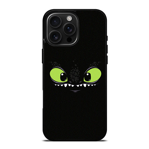 Toothless Dragon Dark Smile iPhone 16 Pro Max Case