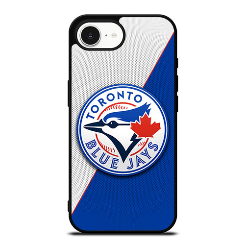 Toronto Blue Jays Wallpaper iPhone 16e case black TPU silicone rubber protective cover by Casedear