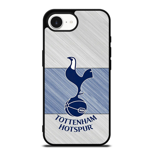 Tottenham Hotspur Emblem iPhone 16e case black TPU silicone rubber protective cover by Casedear