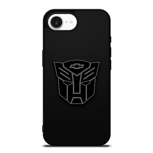 Transformer Chevy Optimus Prime iPhone 16e case black TPU silicone rubber protective cover by Casedear