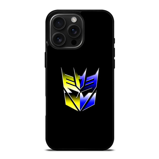 Transformers Decepticons Rainbow Logo iPhone 16 Pro Max Case