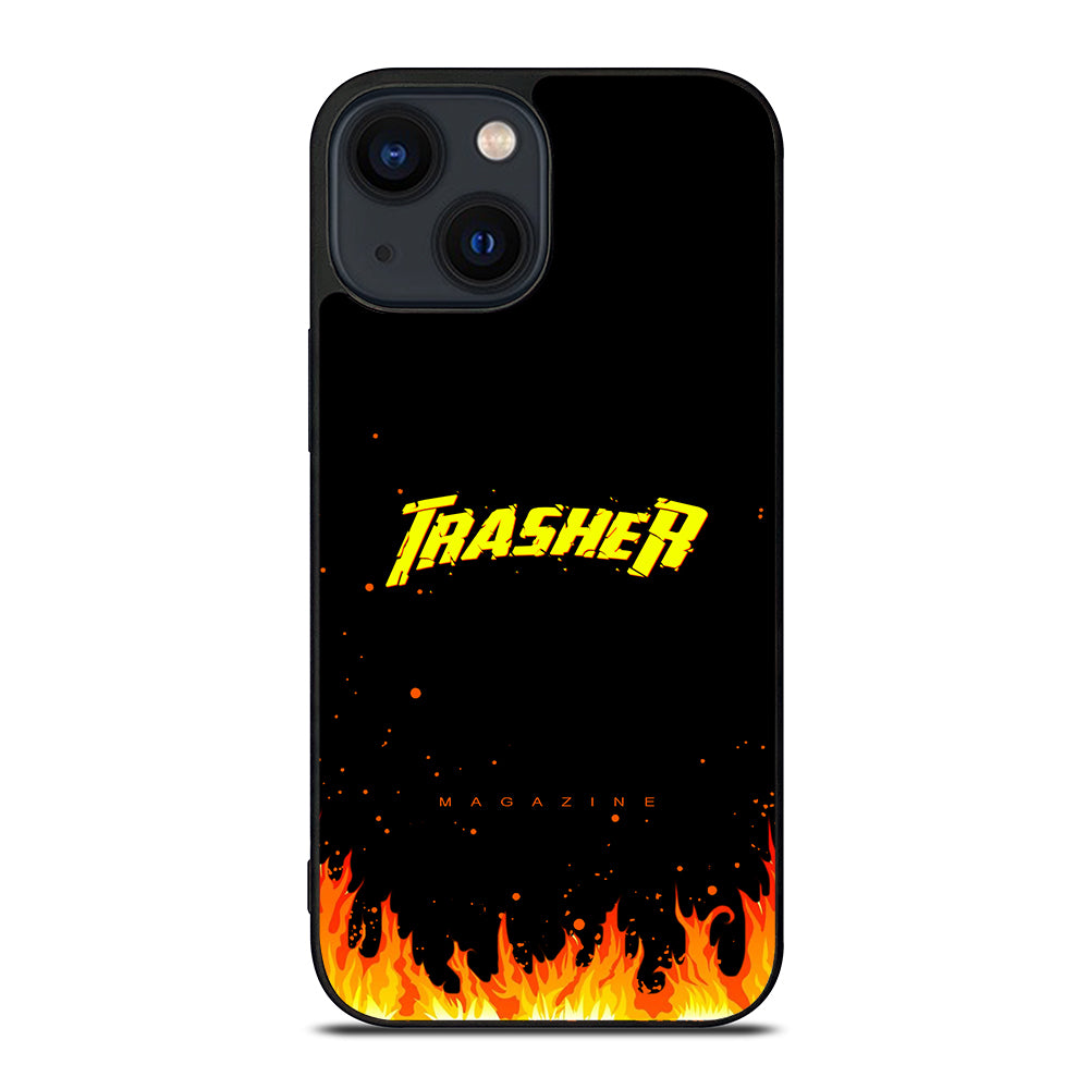 Trasher Smoldering Font iPhone 14 Plus Case