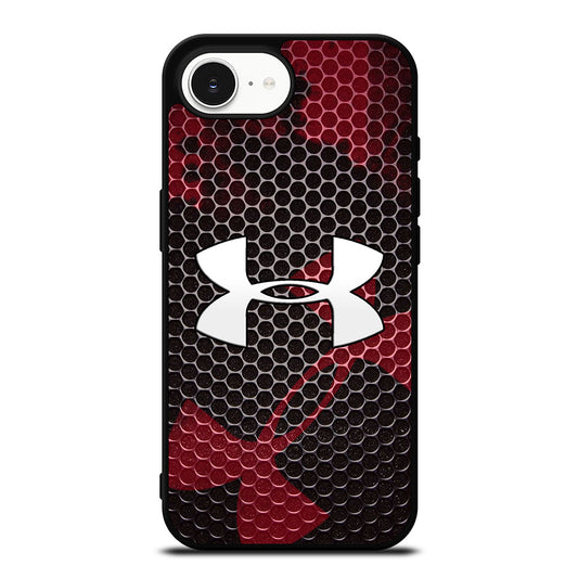 UNDER ARMOUR BACKGROUND iPhone 16e case black TPU silicone rubber protective cover by Casedear