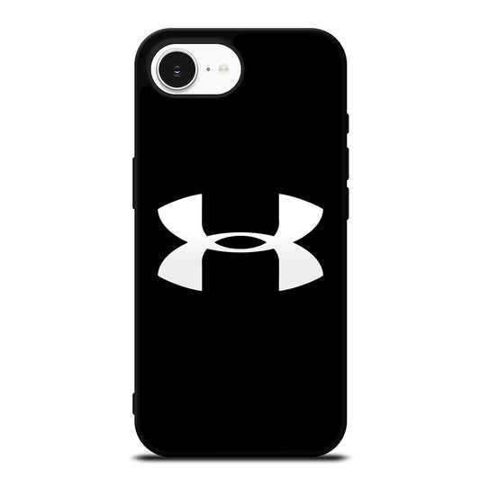 UNDER ARMOUR LOGO iPhone 16e case black TPU silicone rubber protective cover by Casedear