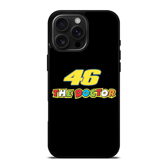 VR46 THE DOCTOR BLACK iPhone 16 Pro Max Case