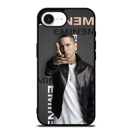 WARM EMINEM iPhone 16e case black TPU silicone rubber protective cover by Casedear