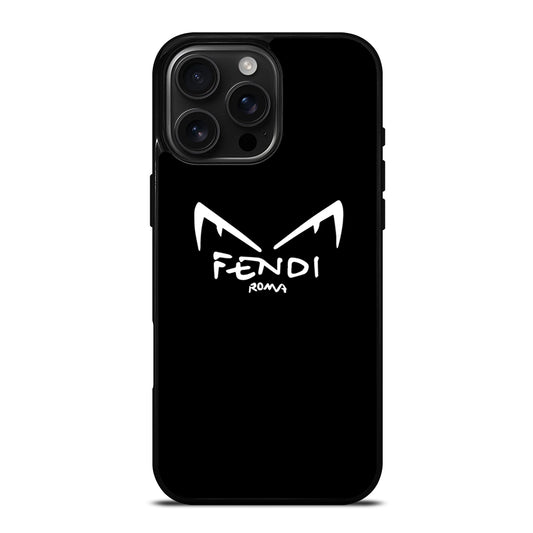 WHITE FENDI ROMA EYES iPhone 16 Pro Max Case