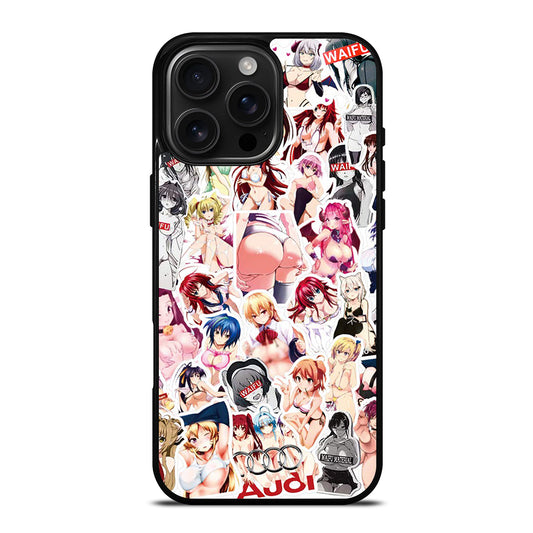 Wifu Sexy Anime Girl iPhone 16 Pro Max Case