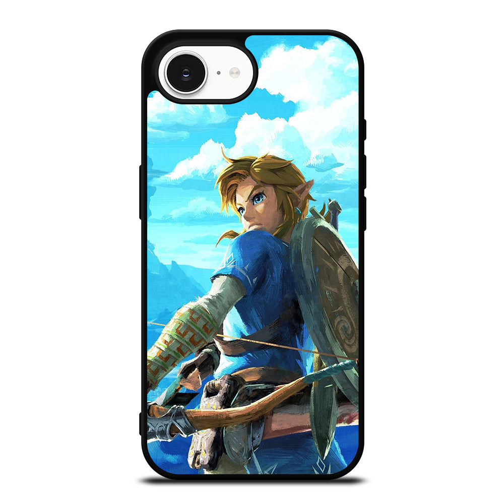Workart Legend Of Zelda iPhone 16e case black TPU silicone rubber protective cover by Casedear