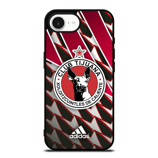 Xolos Tijuana Logo iPhone 16e case black TPU silicone rubber protective cover by Casedear