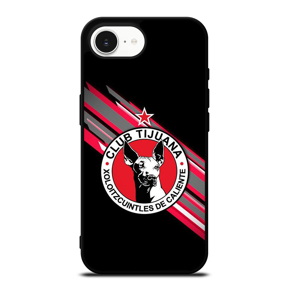 Xolos Tijuana Wallpaper iPhone 16e case black TPU silicone rubber protective cover by Casedear
