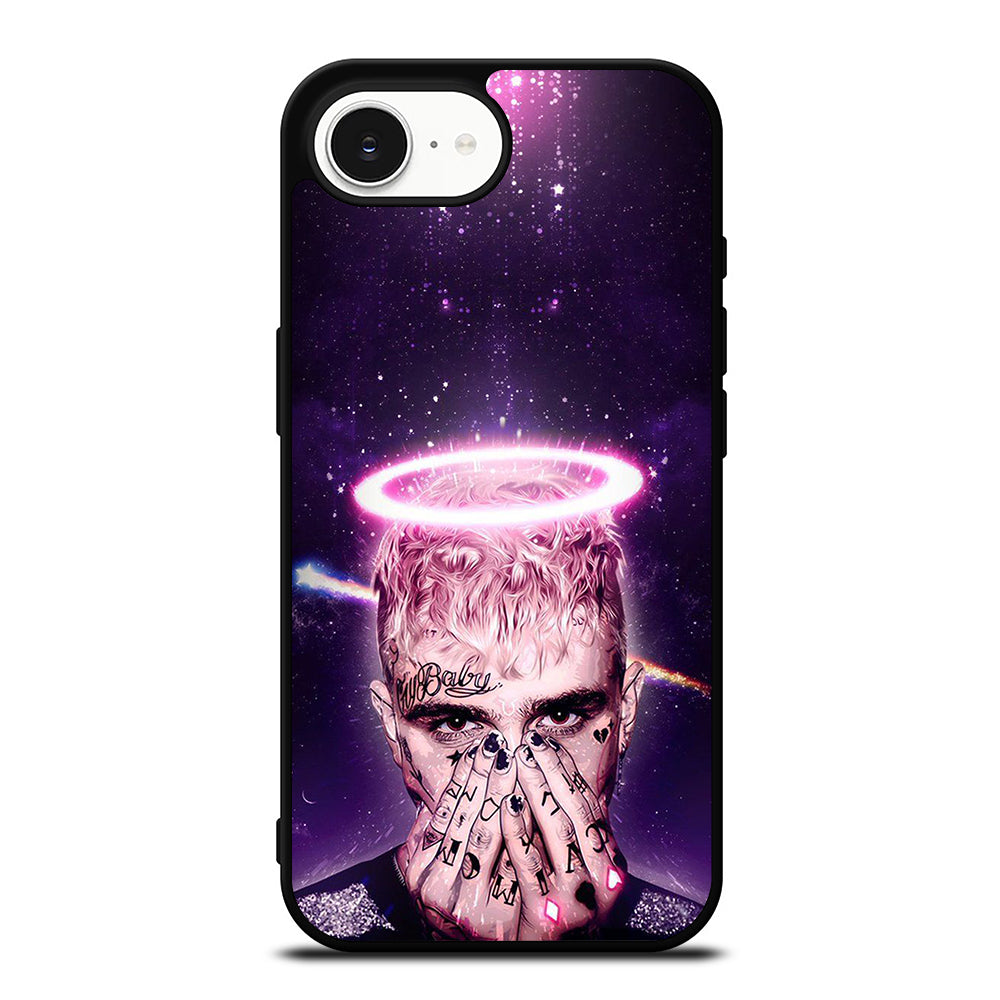 XxxTentacion Lil Peep Hip Hop iPhone 16e case black TPU silicone rubber protective cover by Casedear