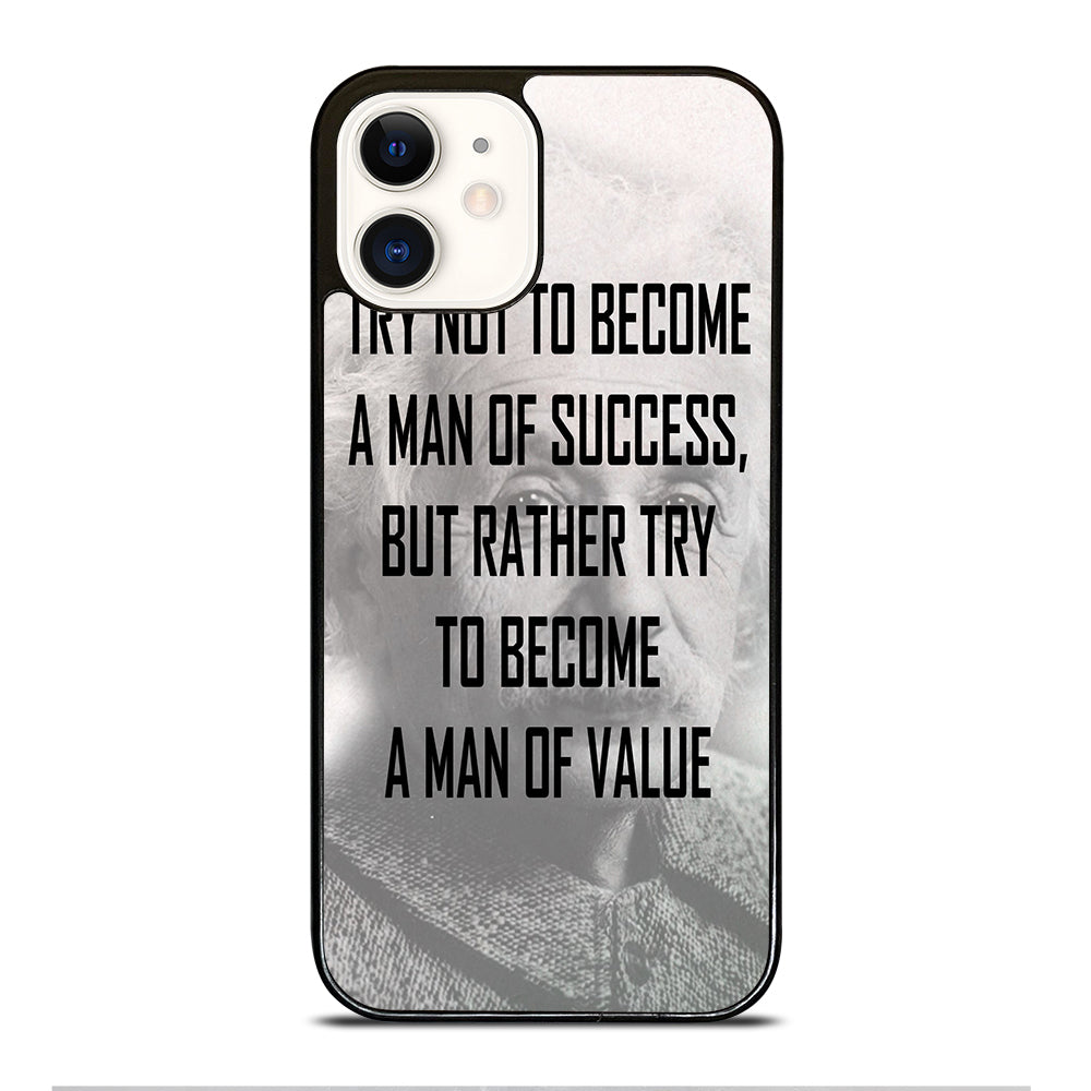 ALBERT EINSTEIN 'S QUOTE iPhone 12 Case