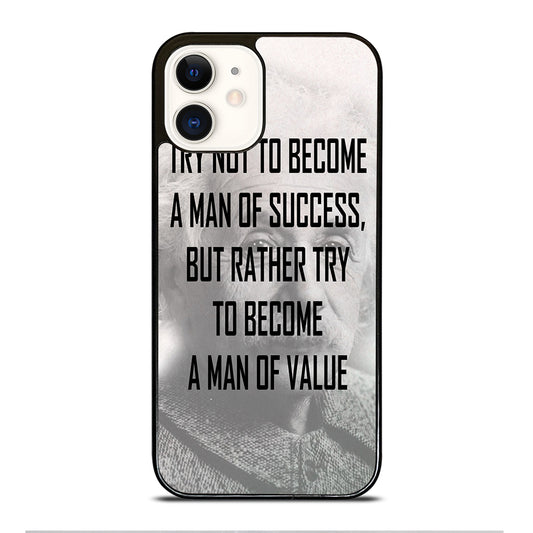 ALBERT EINSTEIN 'S QUOTE iPhone 12 Case