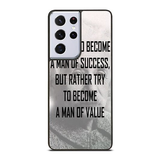 ALBERT EINSTEIN 'S QUOTE Samsung Galaxy S21 Ultra 5G Case