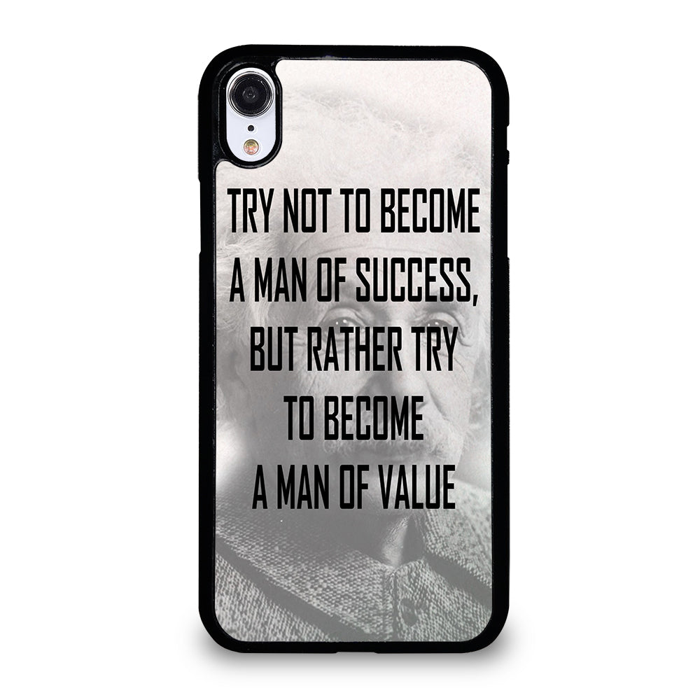 ALBERT EINSTEIN 'S QUOTE iPhone XR Case