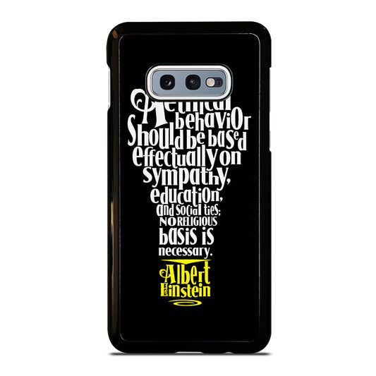 ALBERT EINSTEIN 'S THINKING Samsung Galaxy S10e Case