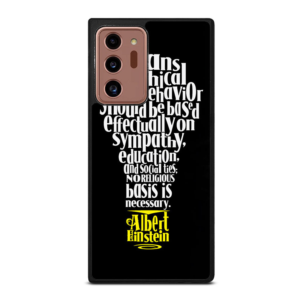 ALBERT EINSTEIN 'S THINKING Samsung Galaxy Note 20 Ultra Case