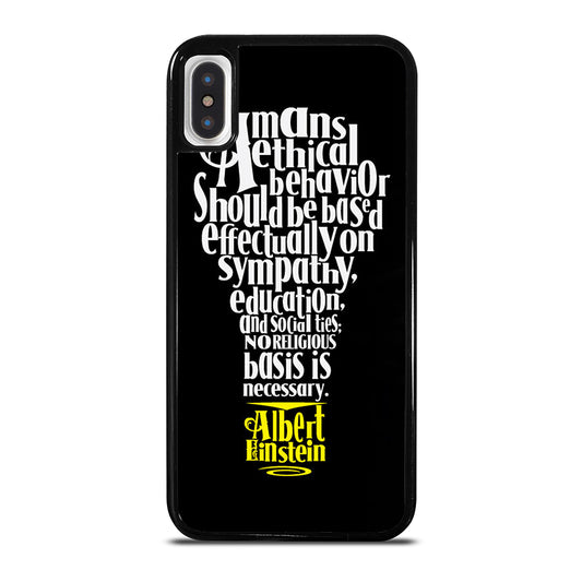 ALBERT EINSTEIN 'S THINKING iPhone X / XS Case
