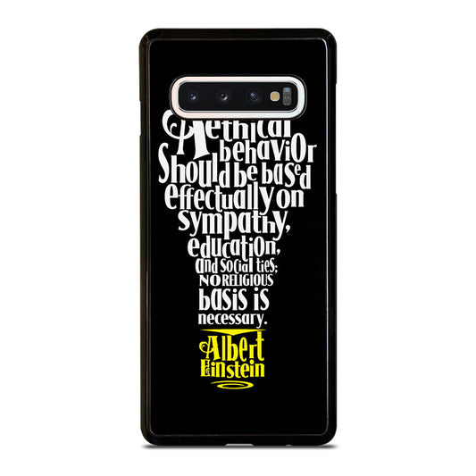 ALBERT EINSTEIN 'S THINKING Samsung Galaxy S10 Case