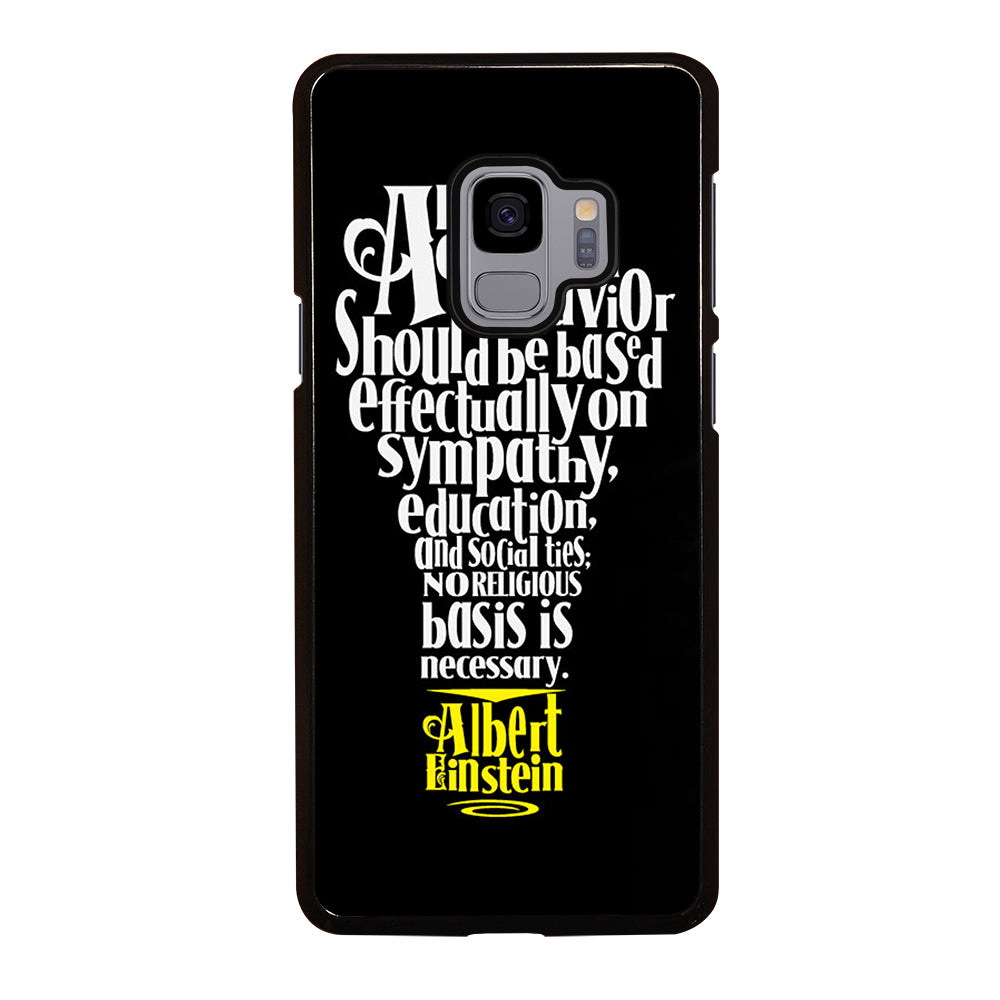 ALBERT EINSTEIN 'S THINKING Samsung Galaxy S9 Case