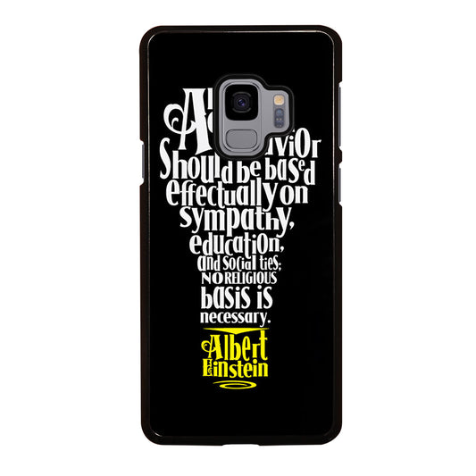 ALBERT EINSTEIN 'S THINKING Samsung Galaxy S9 Case