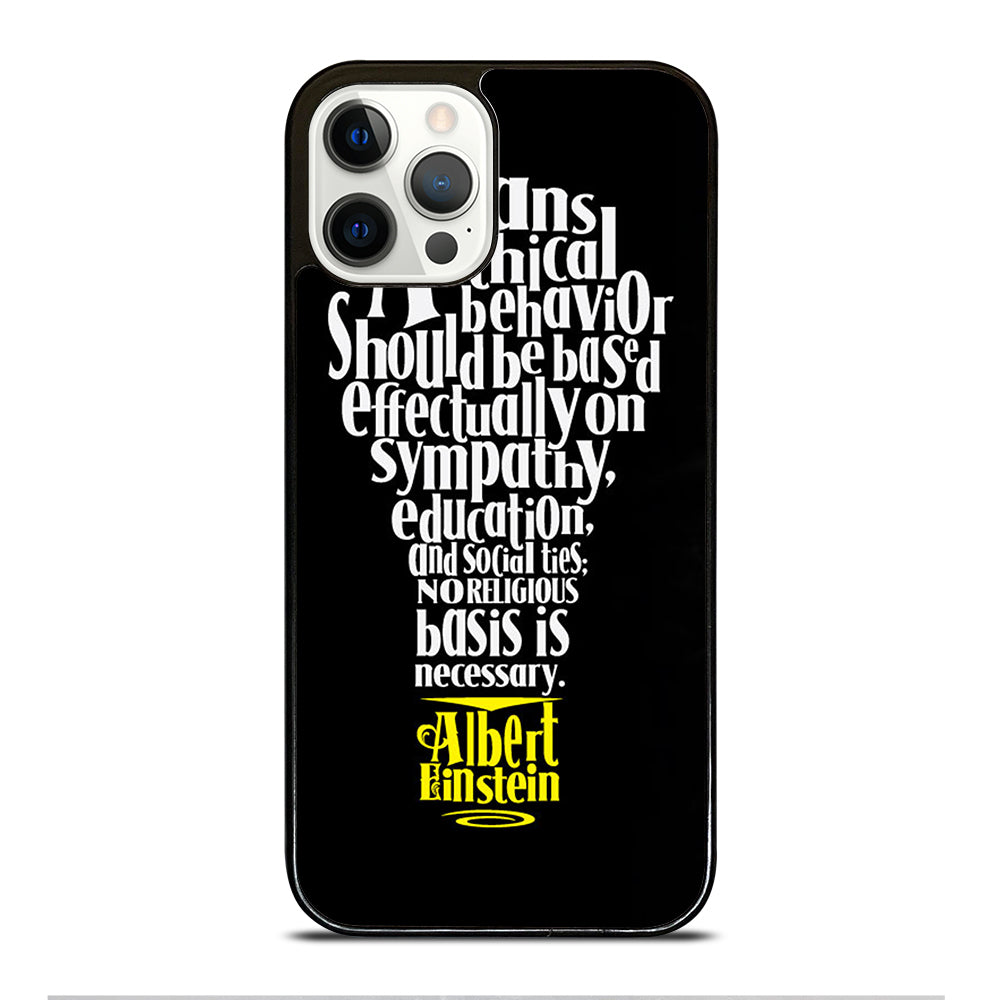 ALBERT EINSTEIN 'S THINKING iPhone 12 Pro Case