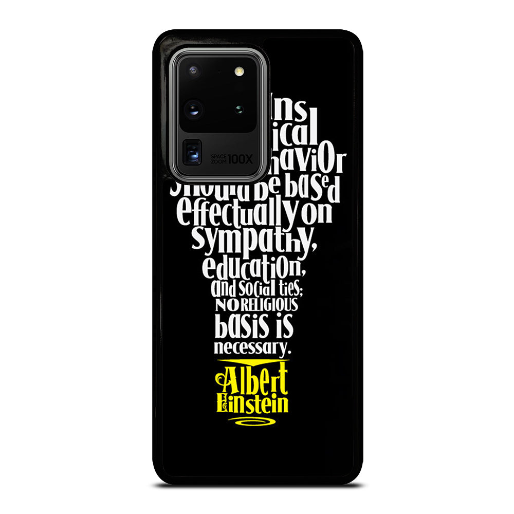 ALBERT EINSTEIN 'S THINKING Samsung Galaxy S20 Ultra / S20 Ultra 5G Case