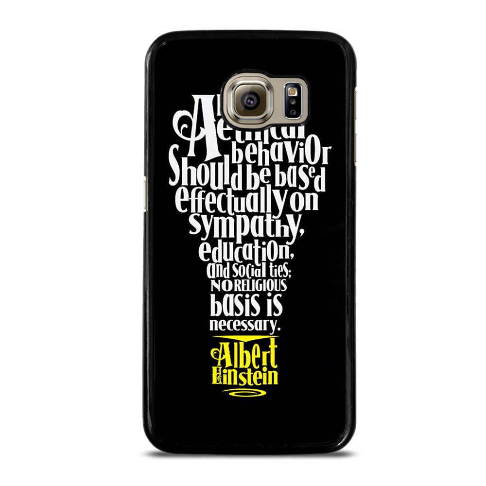 ALBERT EINSTEIN 'S THINKING Samsung Galaxy S6 Case