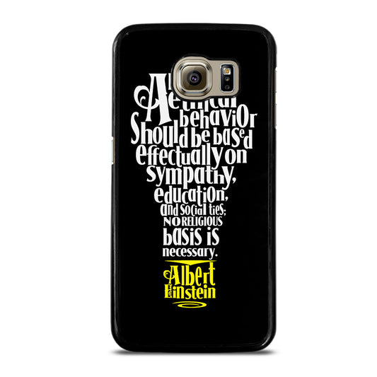 ALBERT EINSTEIN 'S THINKING Samsung Galaxy S6 Case