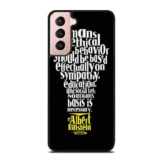 ALBERT EINSTEIN 'S THINKING Samsung Galaxy S21 5G Case