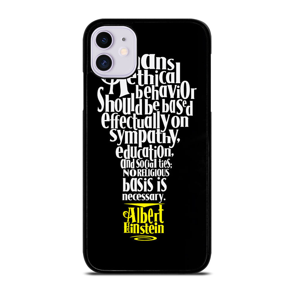 ALBERT EINSTEIN 'S THINKING iPhone 11 Case