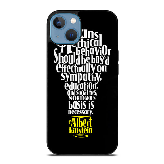 ALBERT EINSTEIN 'S THINKING iPhone 13 Case