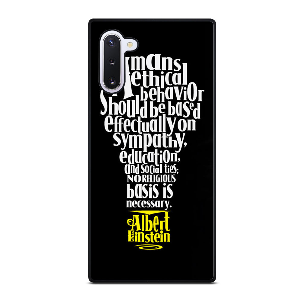 ALBERT EINSTEIN 'S THINKING Samsung Galaxy Note 10 Case