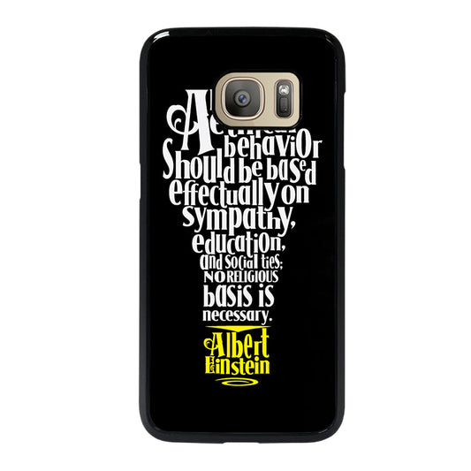 ALBERT EINSTEIN 'S THINKING Samsung Galaxy S7 Case