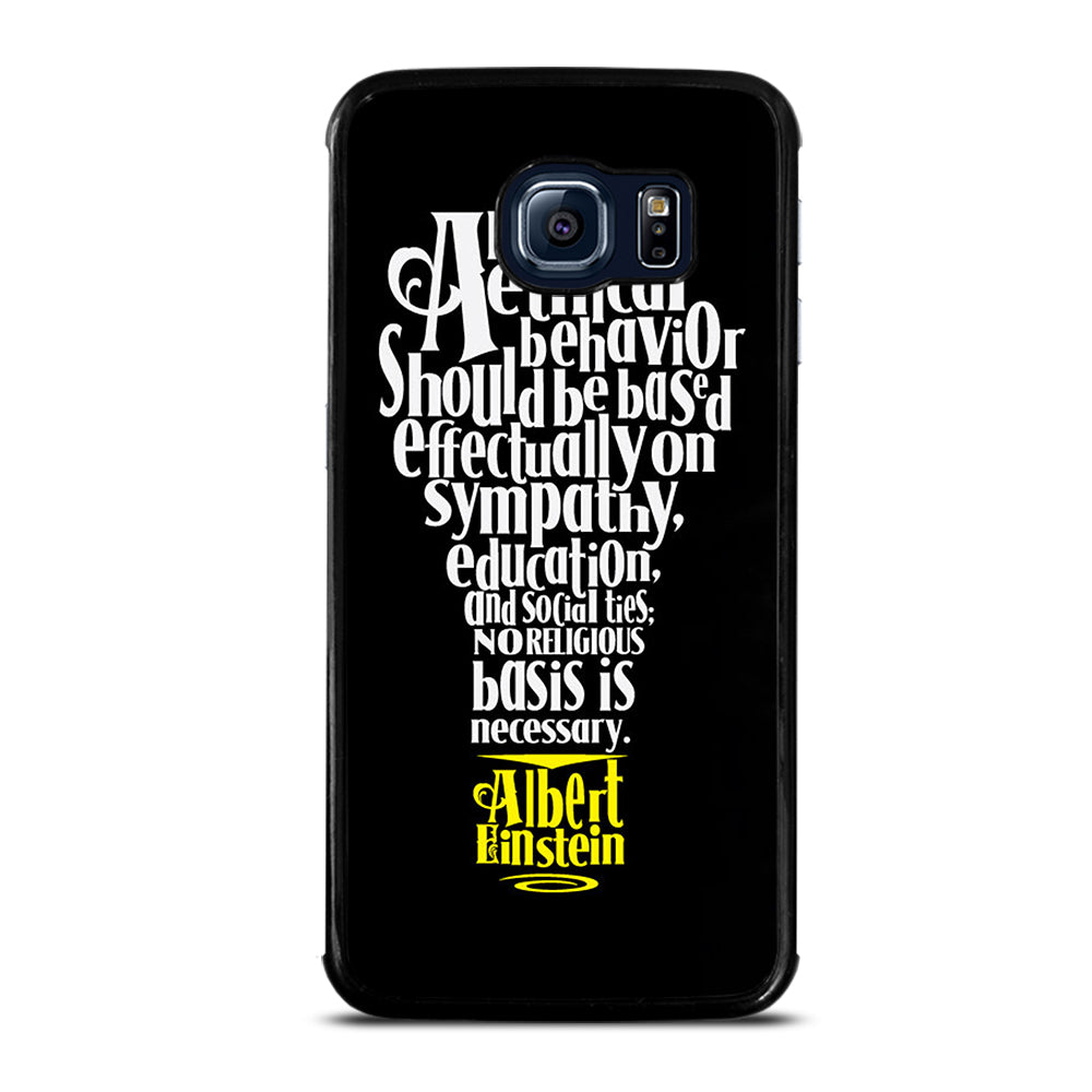 ALBERT EINSTEIN 'S THINKING Samsung Galaxy S6 Edge Case