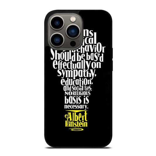 ALBERT EINSTEIN 'S THINKING iPhone 13 Pro Case