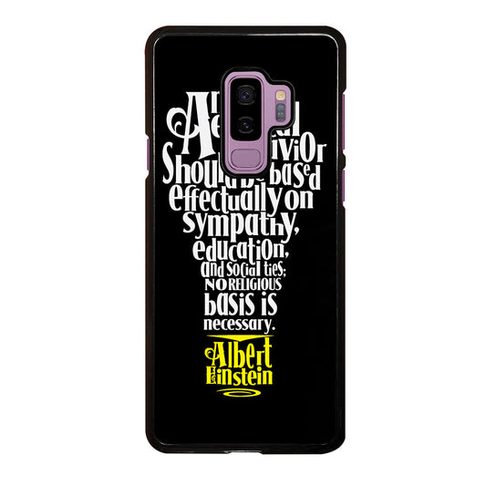 ALBERT EINSTEIN 'S THINKING Samsung Galaxy S9 Plus Case