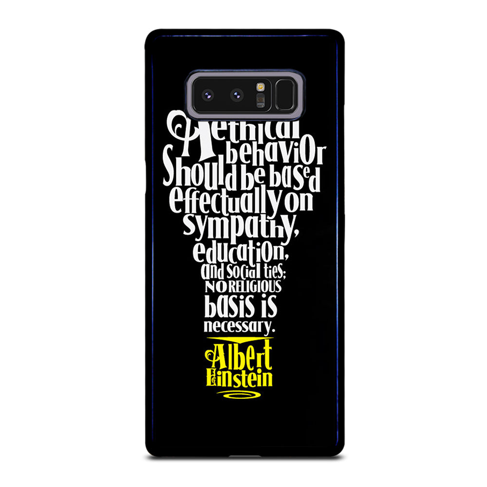 ALBERT EINSTEIN 'S THINKING Samsung Galaxy Note 8 Case