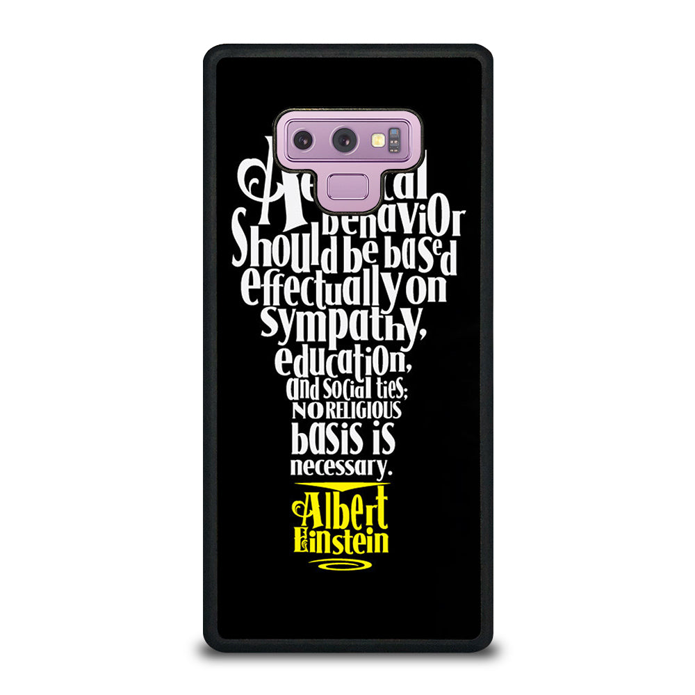 ALBERT EINSTEIN 'S THINKING Samsung Galaxy Note 9 Case